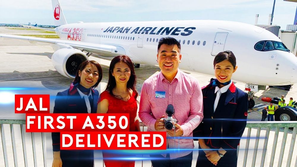 Sam Chui Vlogs the First Airbus A350 Delivery to Japan Airlines
