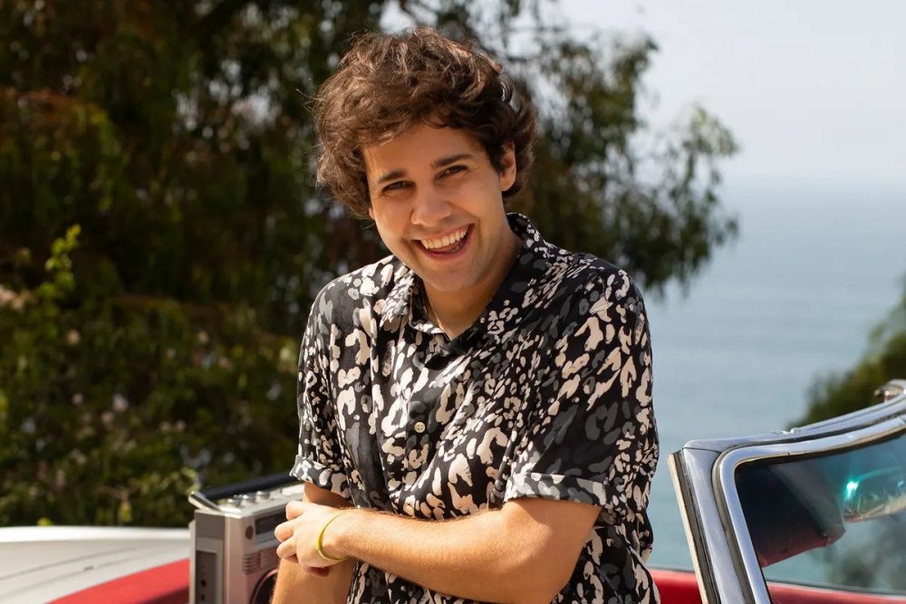 YouTuber David Dobrik takes fans by surprise with the debut of his new fragrance, ‘David’s Perfume’