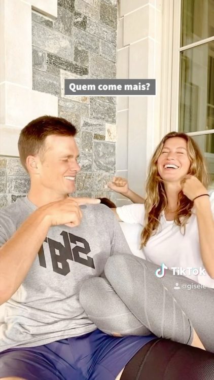 Tom Brady and Gisele Bundchen try the TikTok 'Marriage Challenge'