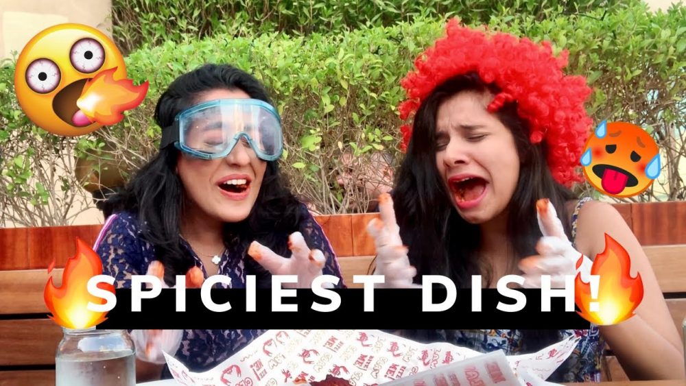 Naomi D'Souza Tries The Spicy Dish Challenge with Nidhi Kumar