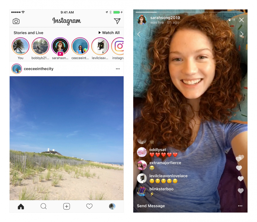 You Can Now Share Live Video to Instagram Stories