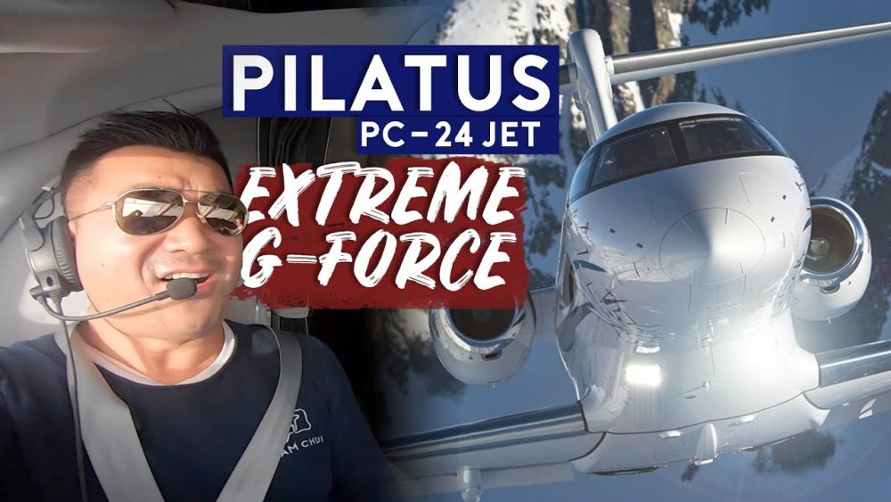 Sam Chui Does A Test Flight on Pilatus PC-24 Jet