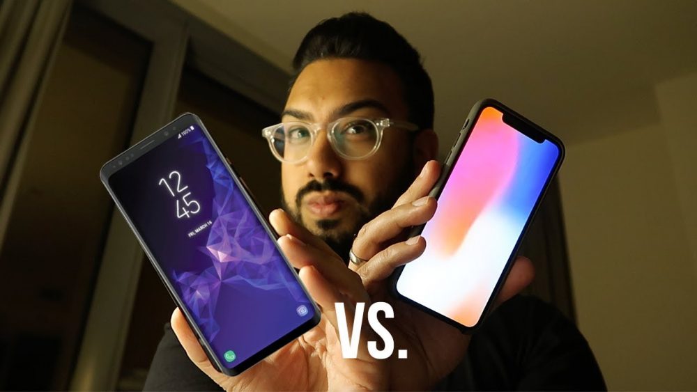 IPhone X vs Samsung Galaxy S9