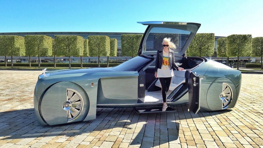 Supercar Blondie Checks Out The Rolls Royce of The Future