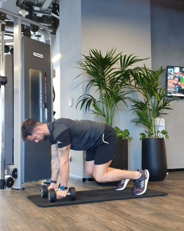 Peter Barron shares a Full Body Dumbbell workout