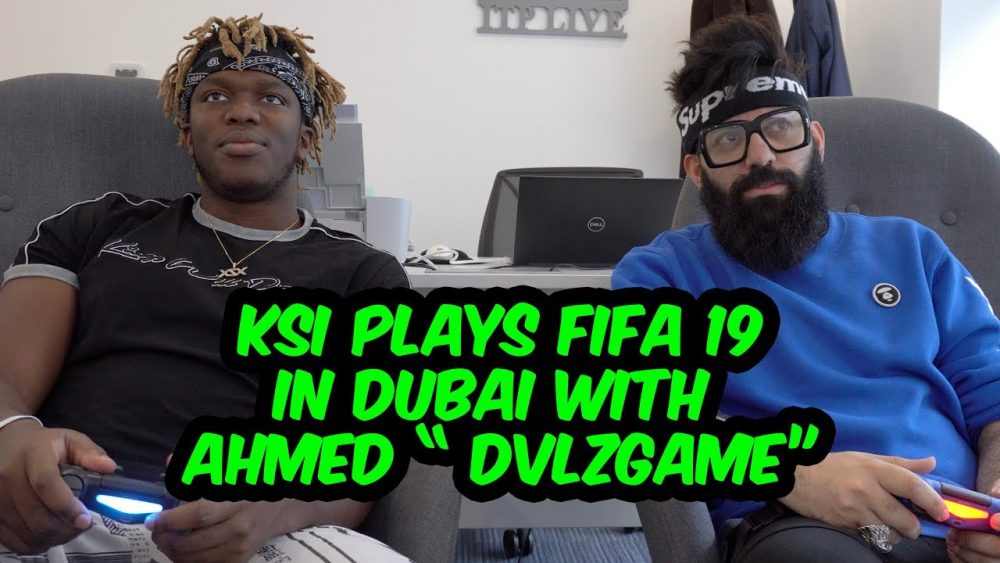 DVLZGame Challenges KSI to A 1v1 Game of Fifa 19