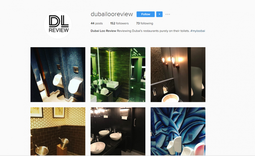 Is this new toilet review site Dubai's BEST instagram account?