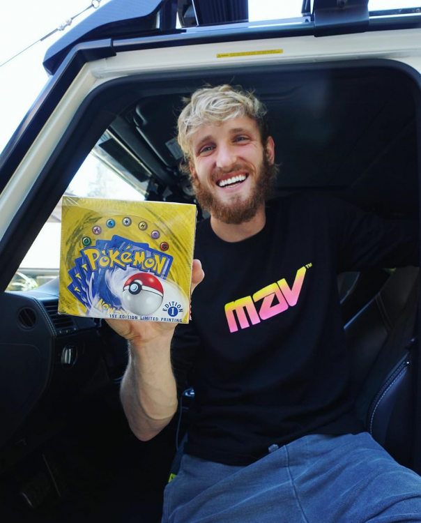 Logan Paul invests in an ultra-rare Pokemon Card Collection