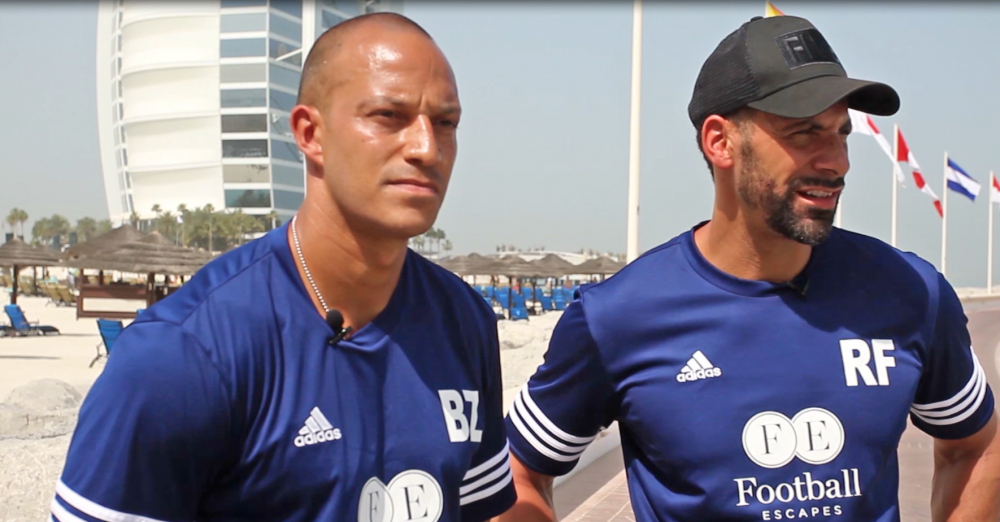 Rio Ferdinand and Bobby Zamora host Dubai soccer school