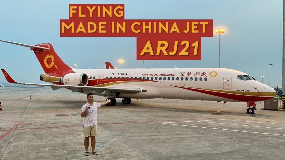 Sam Chui Flies On The First "Made in China" Jet