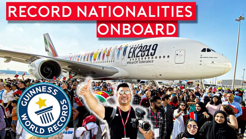 Emirates Sets A World Record For Most Nationalities Onboard A Flight