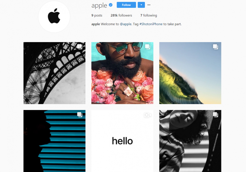 Apple finally has an Instagram page!