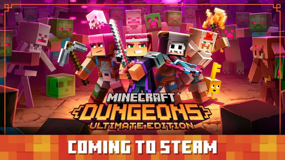 Minecraft Dungeons will soon be released on Steam
