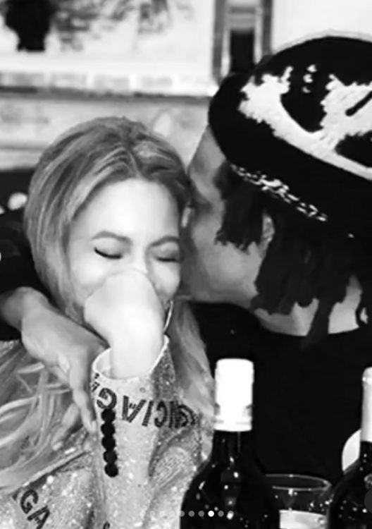 Queen B showering Jay-Z with love on his birthday