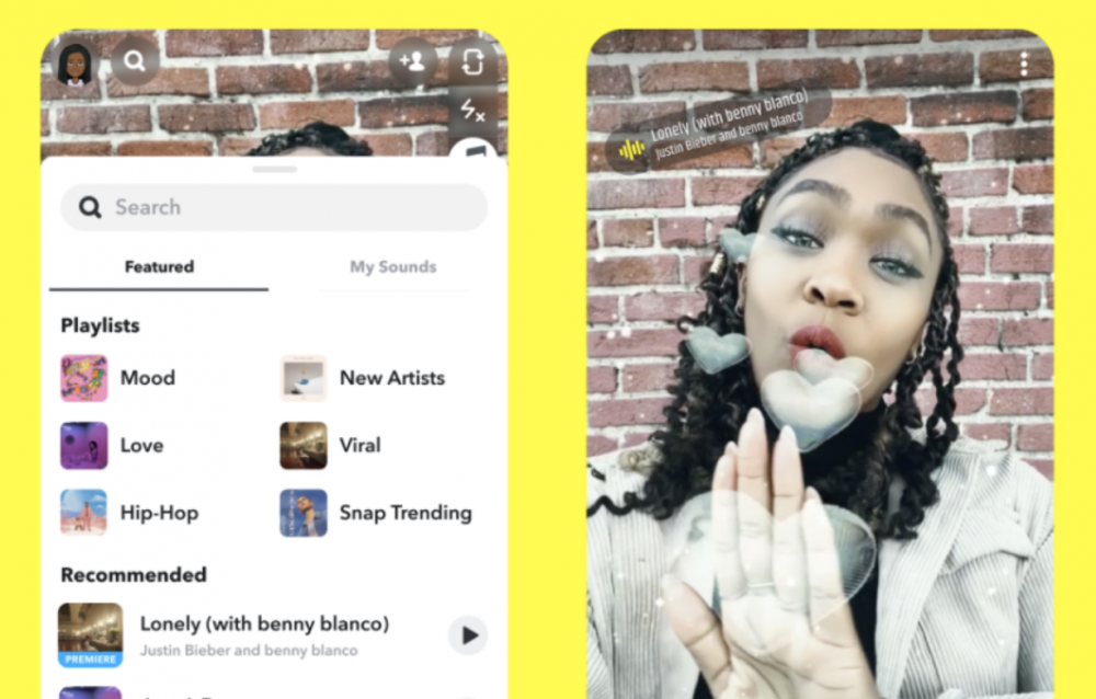Snapchat announces partnership with Universal Music Group