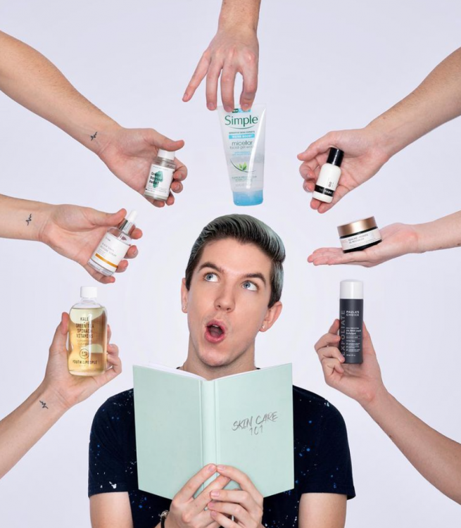 Skincare influencer Hyram Reviews Catherine McBrooms Skincare Line