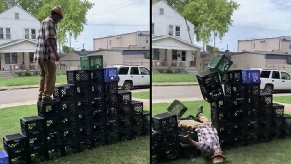 TikTok bans #MilkCrateChallenge