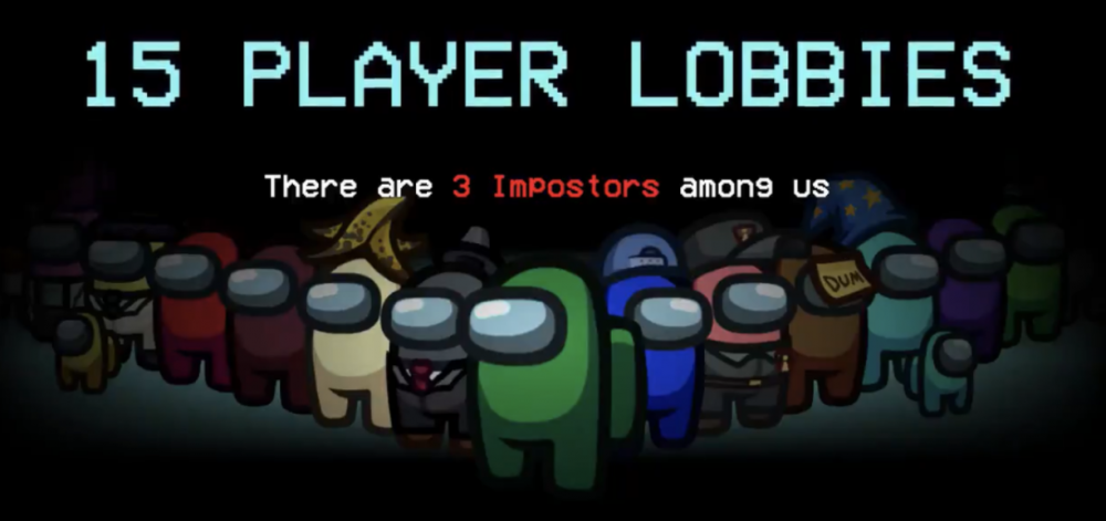 Among Us launches 15 player lobbies