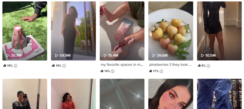 Kylie Jenner on TikTok