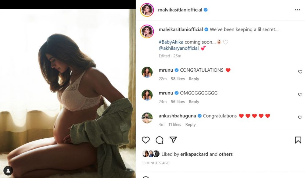 Malvika Sitlani Aryan announces pregnancy