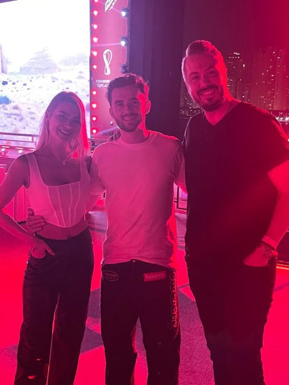 Ben Chilwell spotted at BudX FIFA Fan Festival