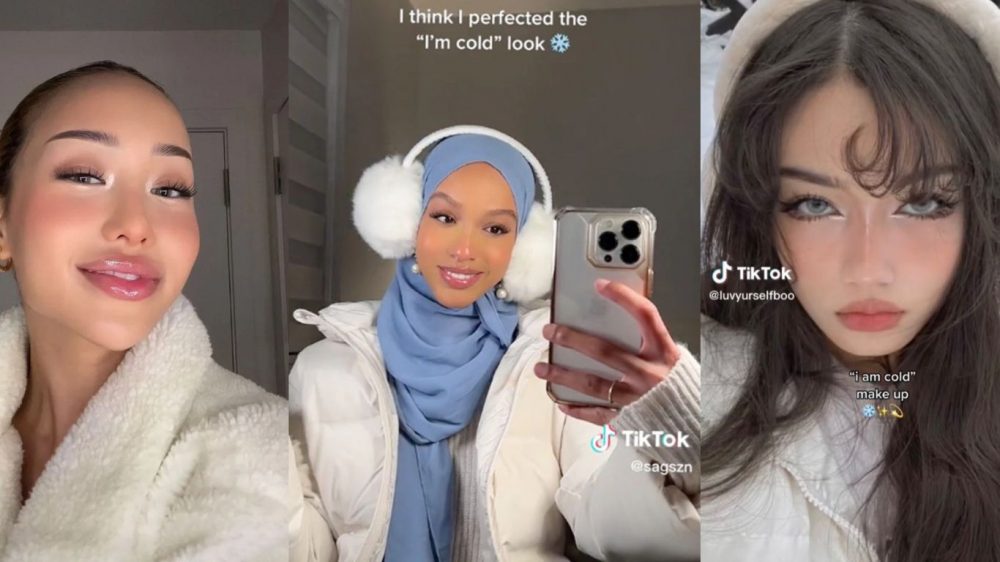 i'm cold makeup challenge