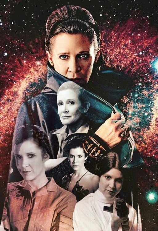 Carrie Fisher as Princess Leia