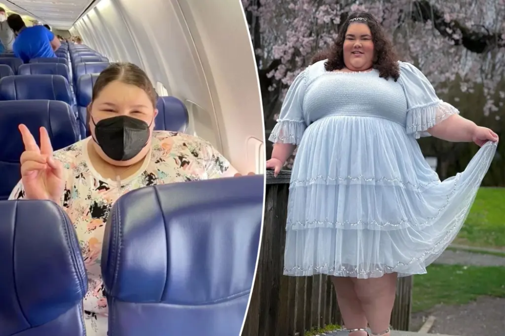Plus size influencer Jaelynn Chaney says extra plane seat should be free