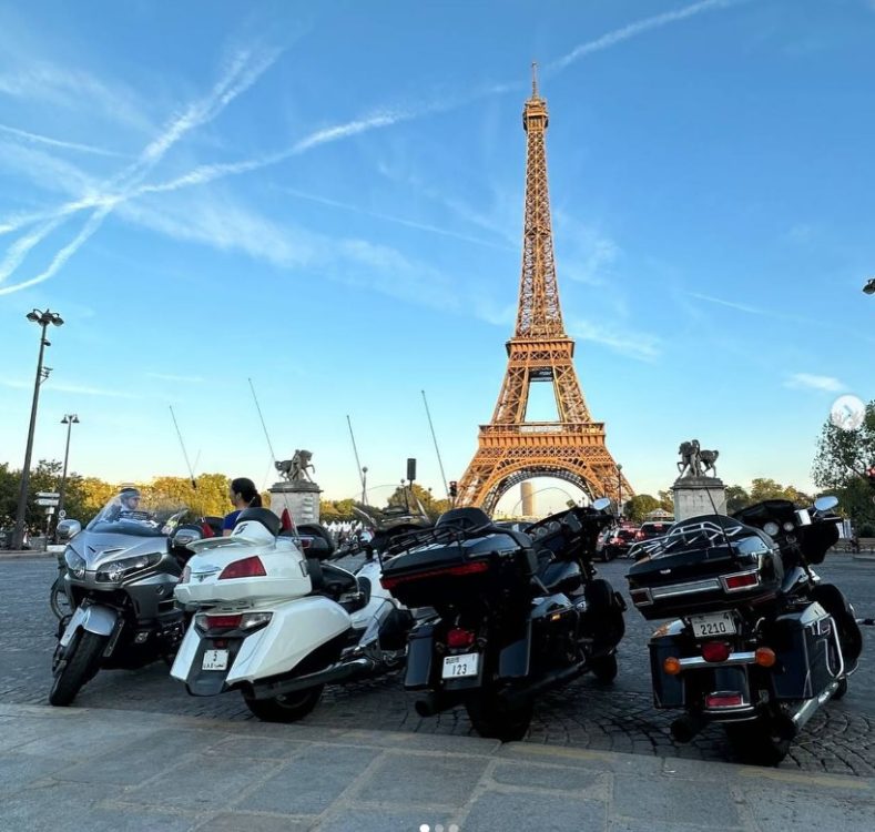 5 Emirati motorbike riders travel Europe for 21 days