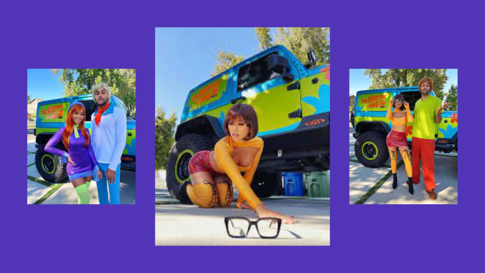Liane V & Don Benjamin Halloween costume - Scooby Doo