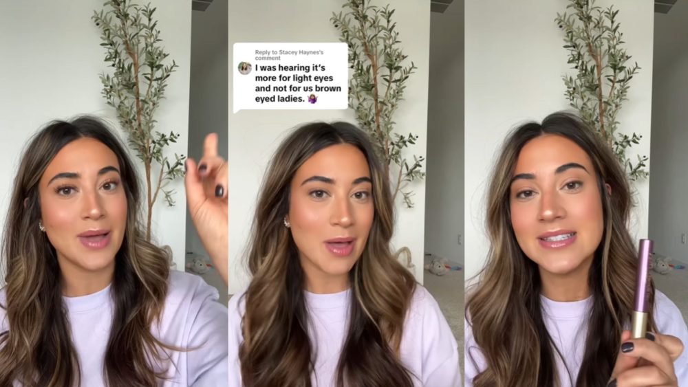 Trending on TikTok: Creator advocates for purple mascara