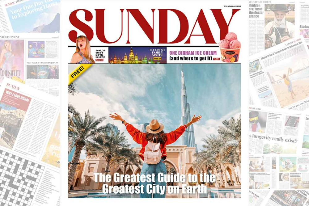 Free weekly newspaper 'Sunday' launches in Dubai
