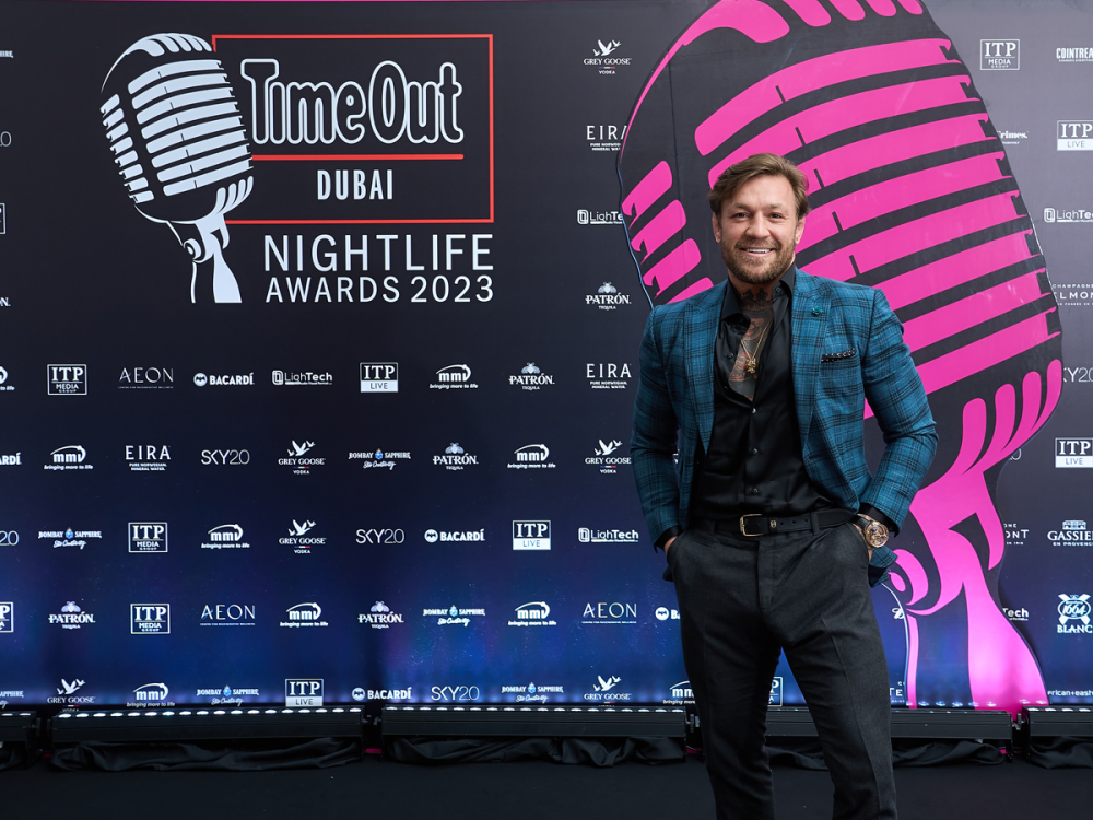 Dubai: Conor Mcgregor attends Time Out Night Life Awards 2023