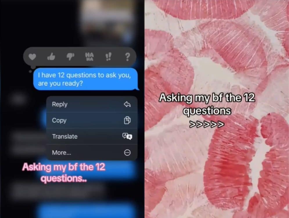 TikTok: How to do the 12-question quiz TikTok?