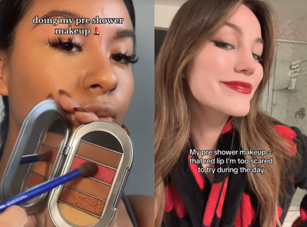 How to do TikTok's pre-shower makeup routine 2023